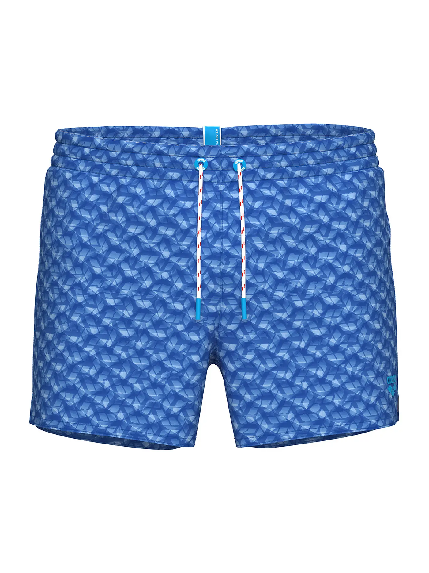 ARENA | Herren Badeshort Water Prints | blau